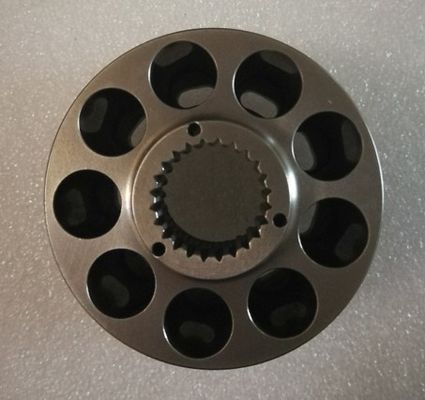 kaufen Doppelte Hydraulikpumpe Hitachis zerteilt den eingeschlossenen Mittelbolzen-Kolbenschieber-Platten-Zylinderblock Online-Herstellung